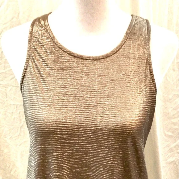 GOLD RACERBACK MINI DRESS - Picture 2 of 5